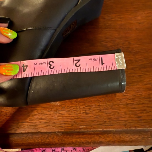 Jeffrey Campbell Black Leather Boots/Booties-NWOT Size 8.5 - Picture 12 of 12